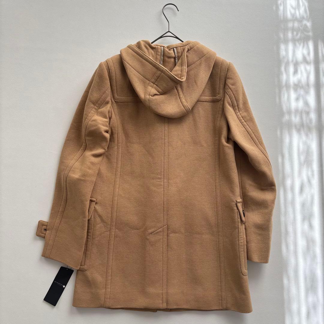 02438C 未使用品　バーバリーロンドン　ダッフルコート　ウール　ノバチェック