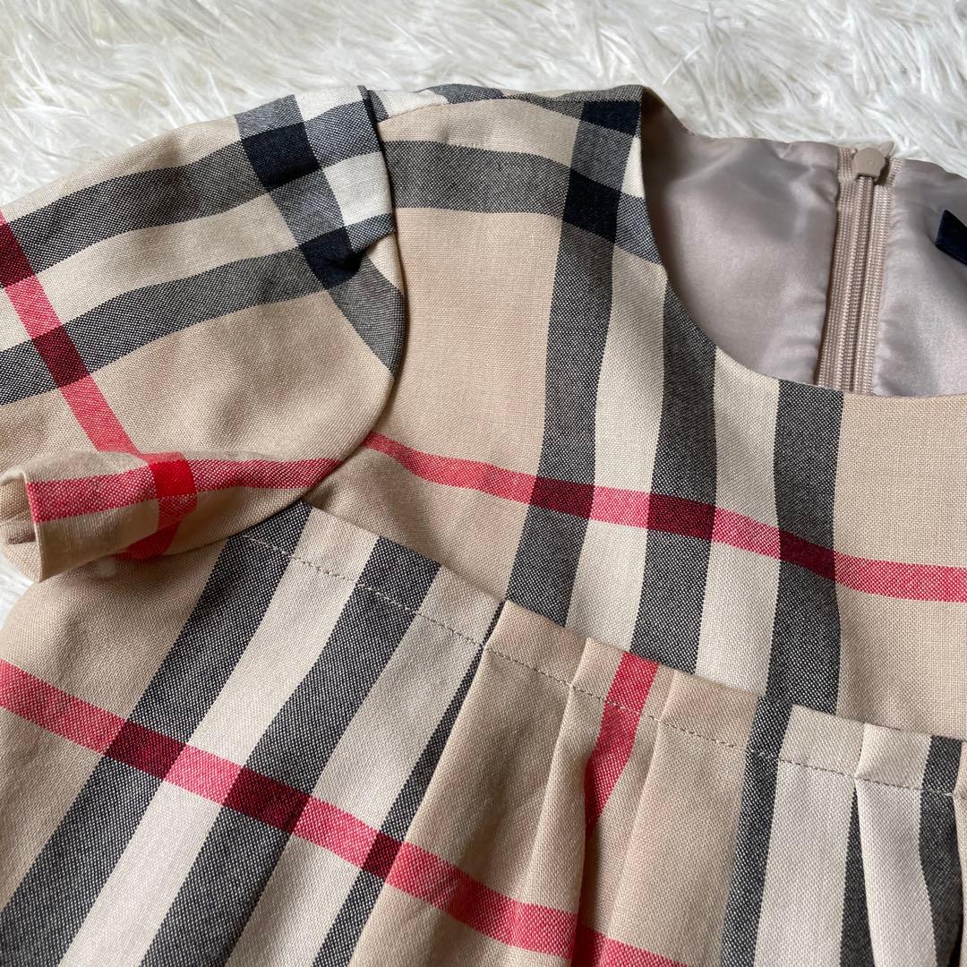 BURBERRY 大柄ノバチェックワンピース