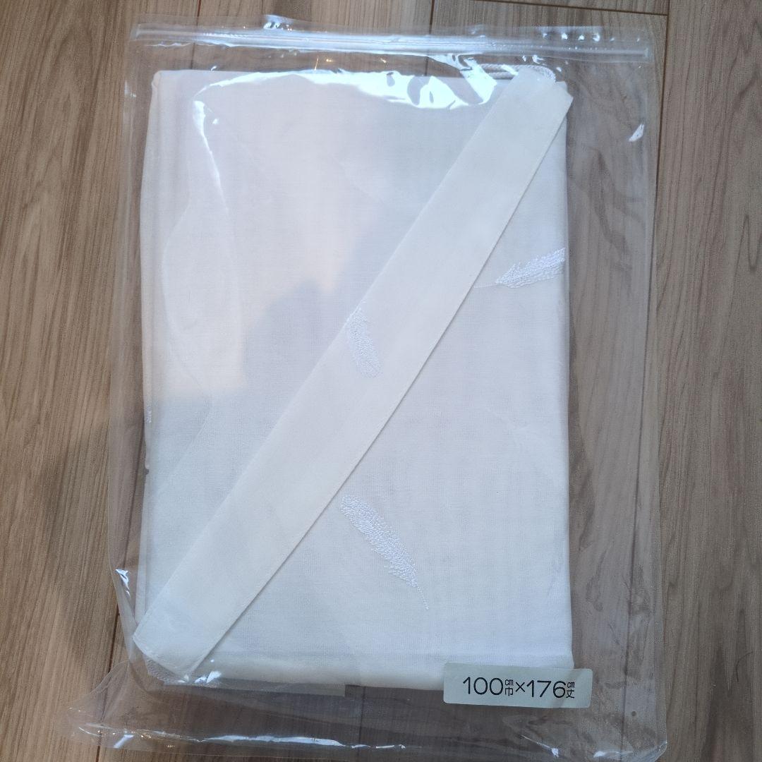 最終！新品！　Ｆｒａｎｃｆｒａｎｃ　ボルダプルマレースカーテン②１７６ｃｍ✕２枚