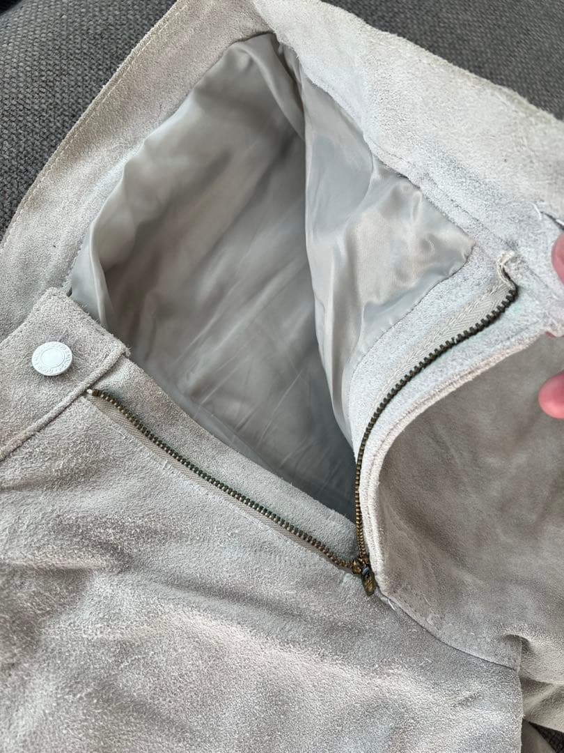 90s GOODENOUGH スエードパンツ ジャンク品 W32 L30