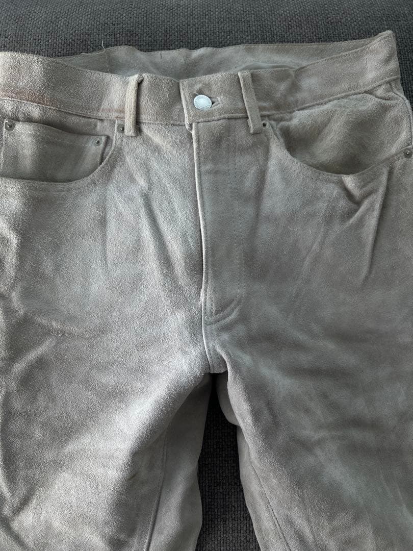 90s GOODENOUGH スエードパンツ ジャンク品 W32 L30