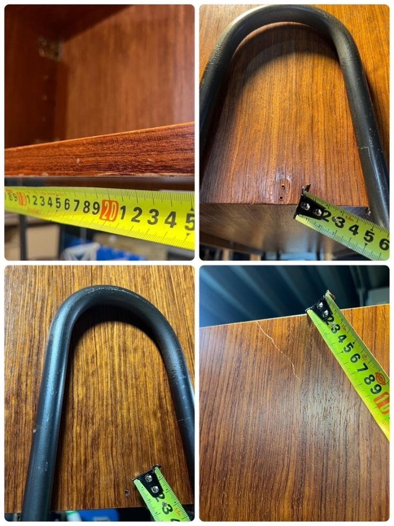 希少！イタリアン ヴィンテージ ローズウッド材 バーカート キッチンボード 収納