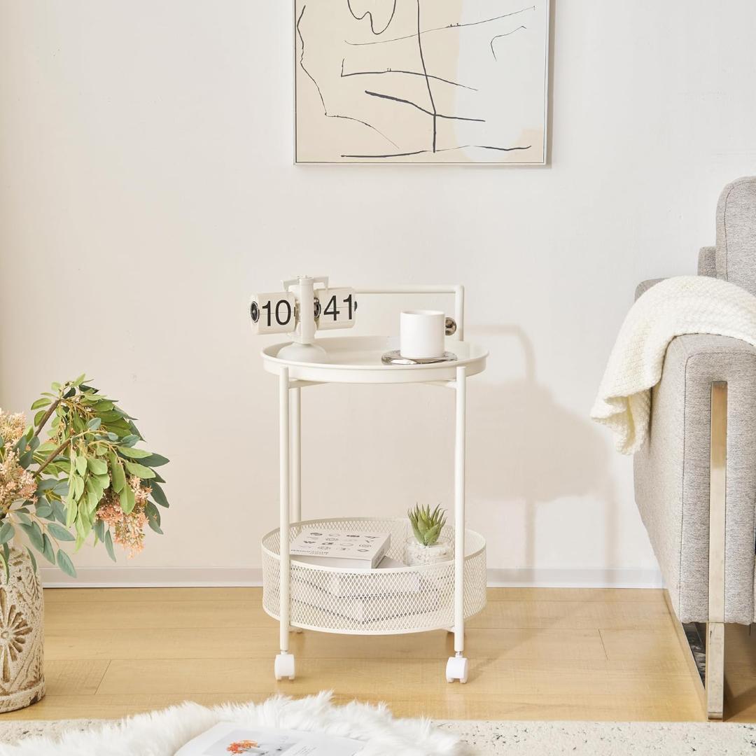 新品サイドテーブル リビングテーブル ベッドサイドテーブル1673-140