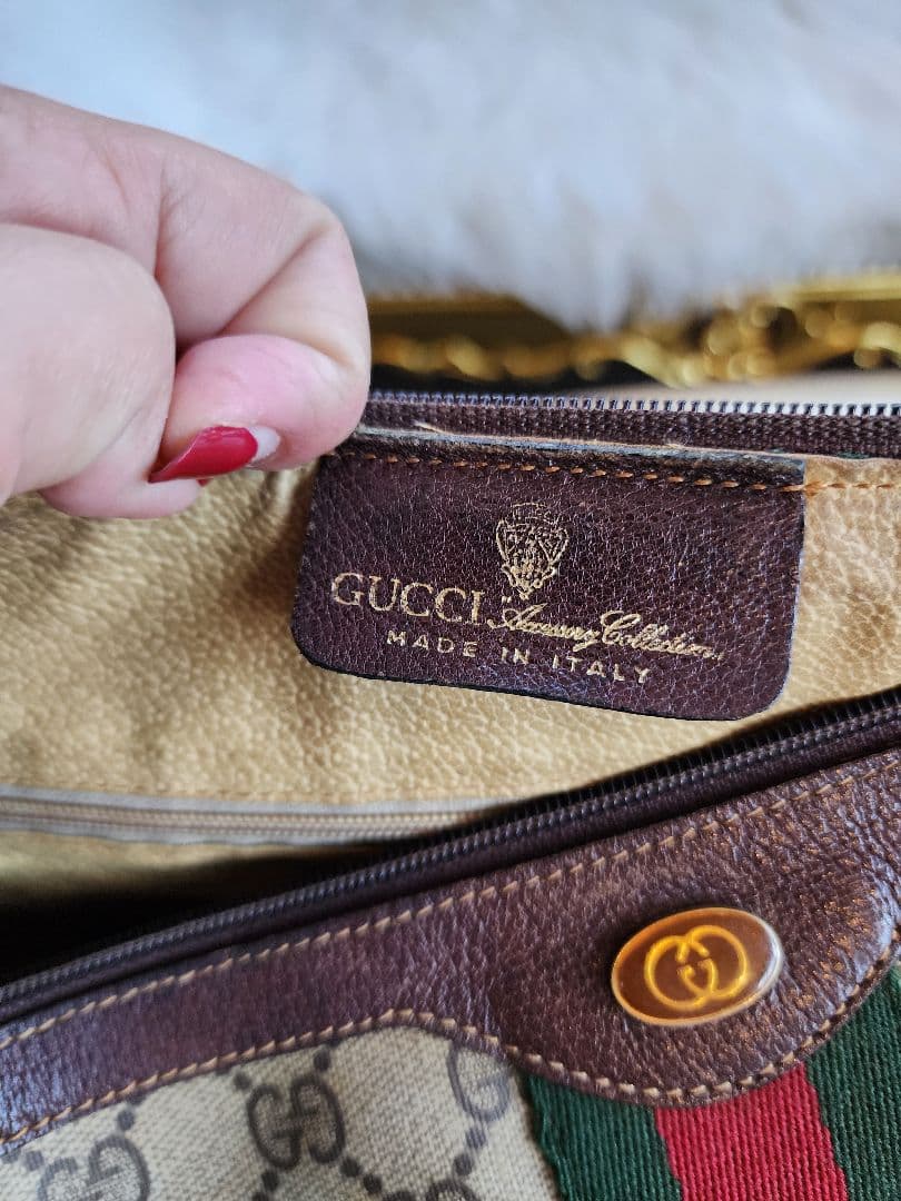 GUCCI グッチ ヴィンテージ ボストンバッグ