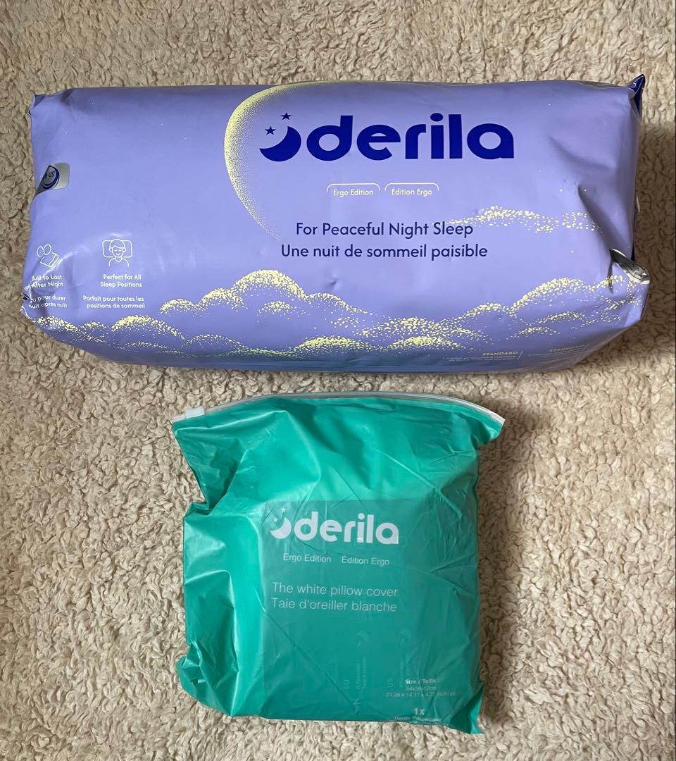 Derila Ergo Edition 高機能枕　安眠枕　枕、カバーセット未開封