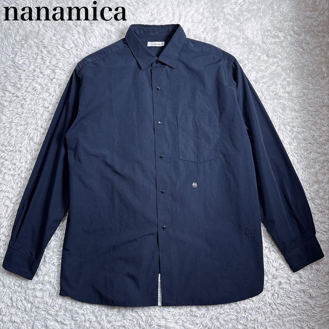 良品 nanamica Regular Collar Wind Shirt L
