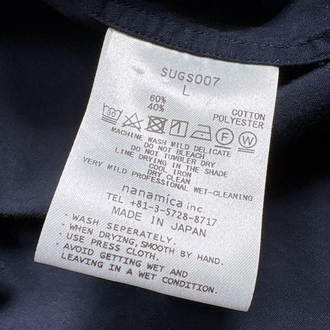 良品 nanamica Regular Collar Wind Shirt L