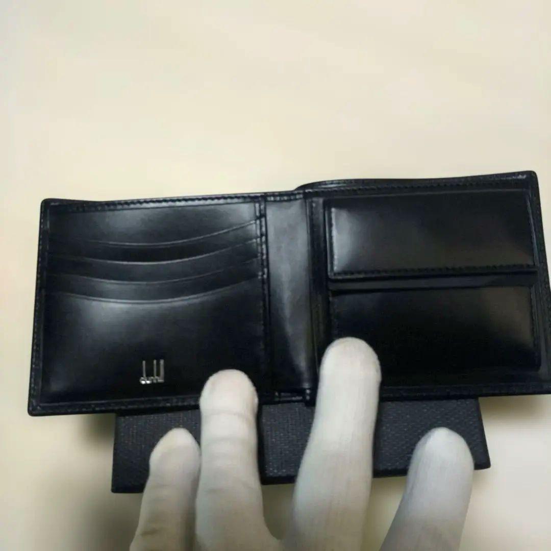 ダンヒル dunhill 二つ折り財布 　 カーフスキンレザー