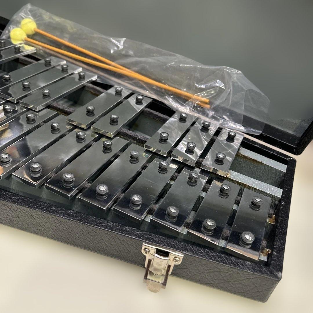 6309【錆なし程度良好】Saito グロッケン D-10