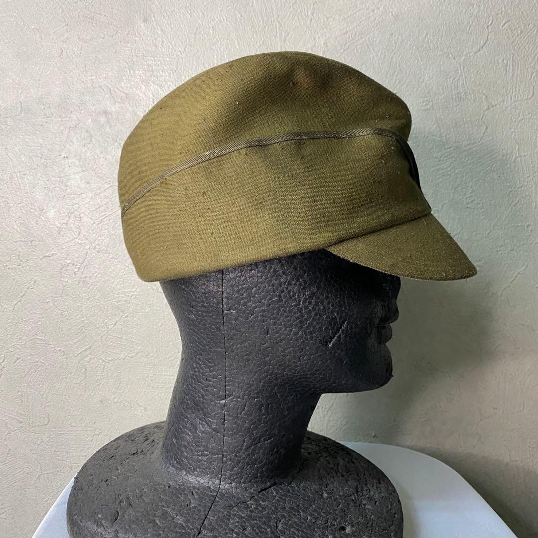 40s 大日本帝国陸軍省　日本陸軍　略帽　国民帽　日本兵　帽子　戦時中 ww2