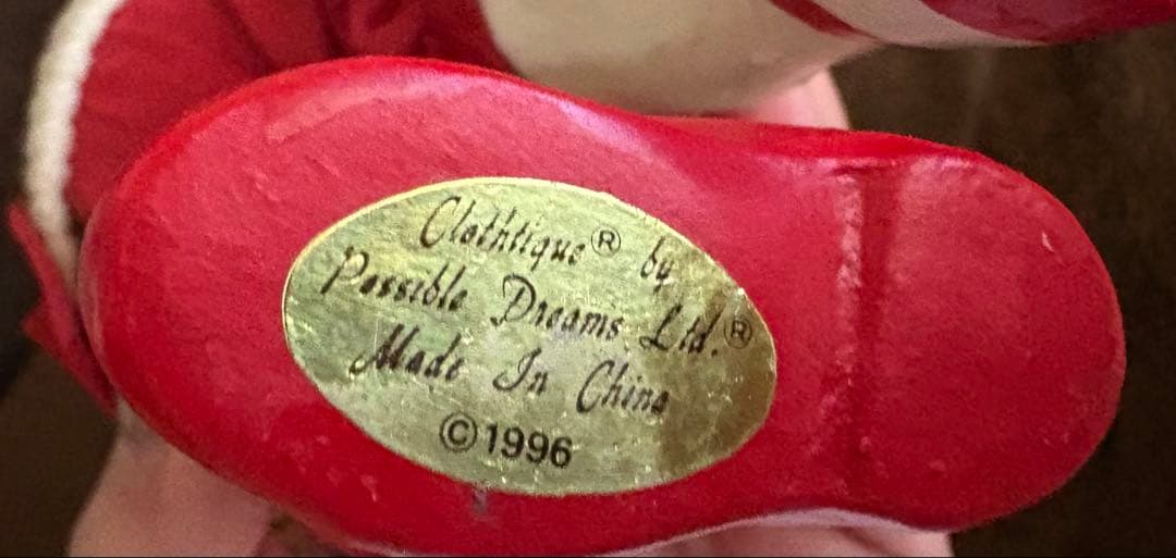 Possible Dreams Clothtique Santa人形 1996年