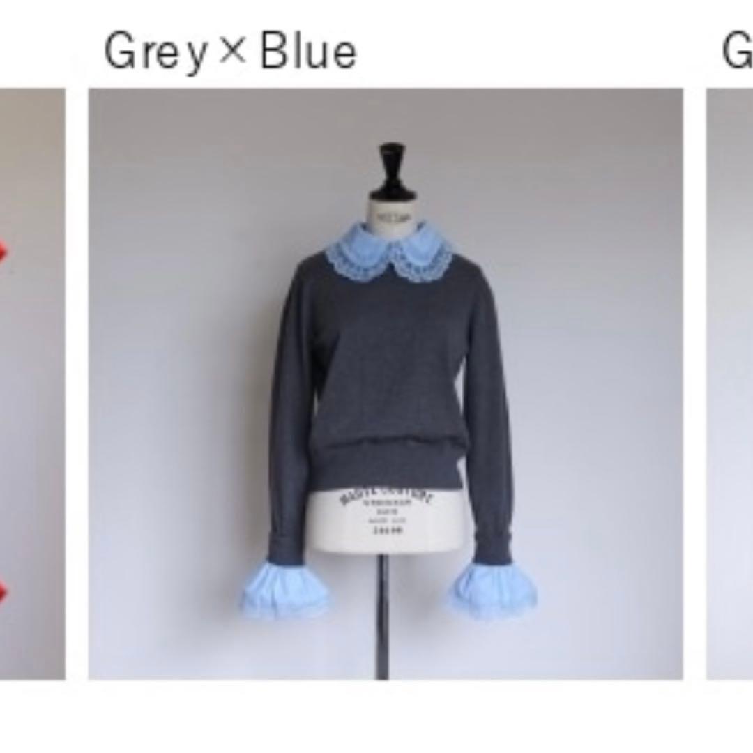 新品タグ付きgypsohilaジプソフィア レース　ニット　yori bibiy