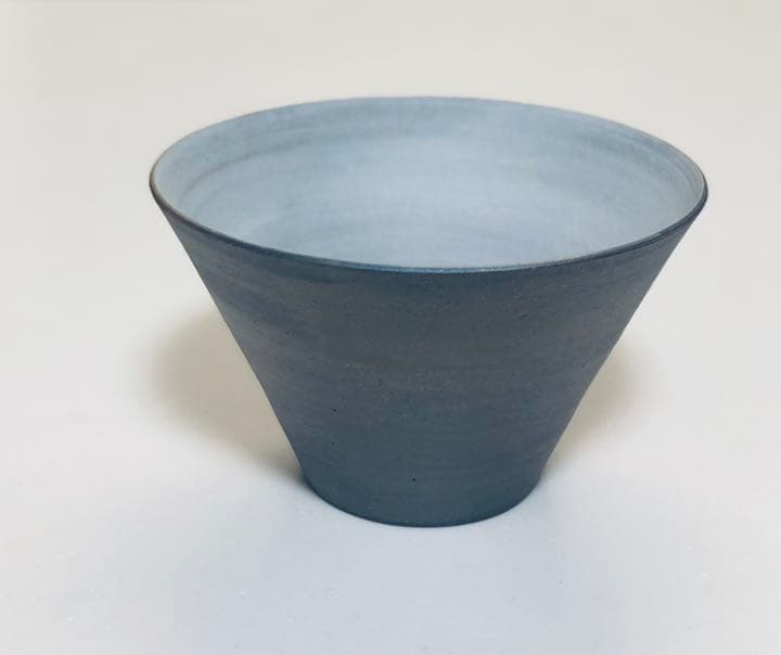 ラーメン鉢2つ  600ml  濃いグレー×グレー