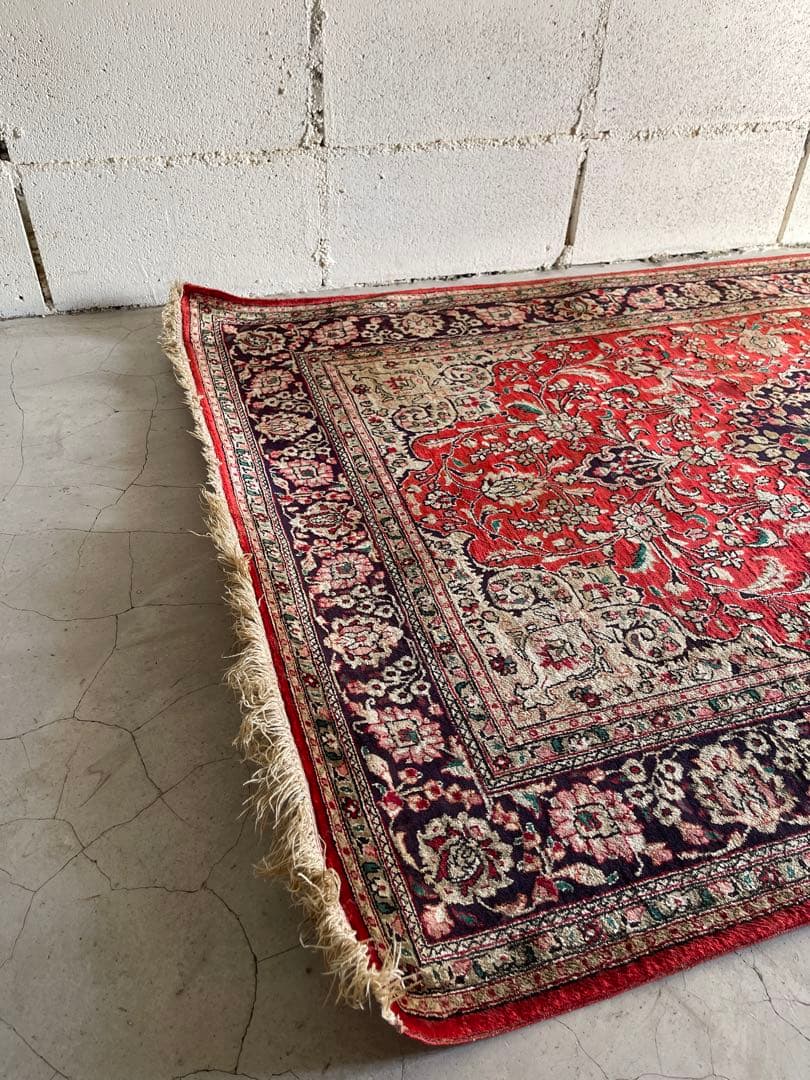 ペルシャ絨毯　シルク100% 100 × 152