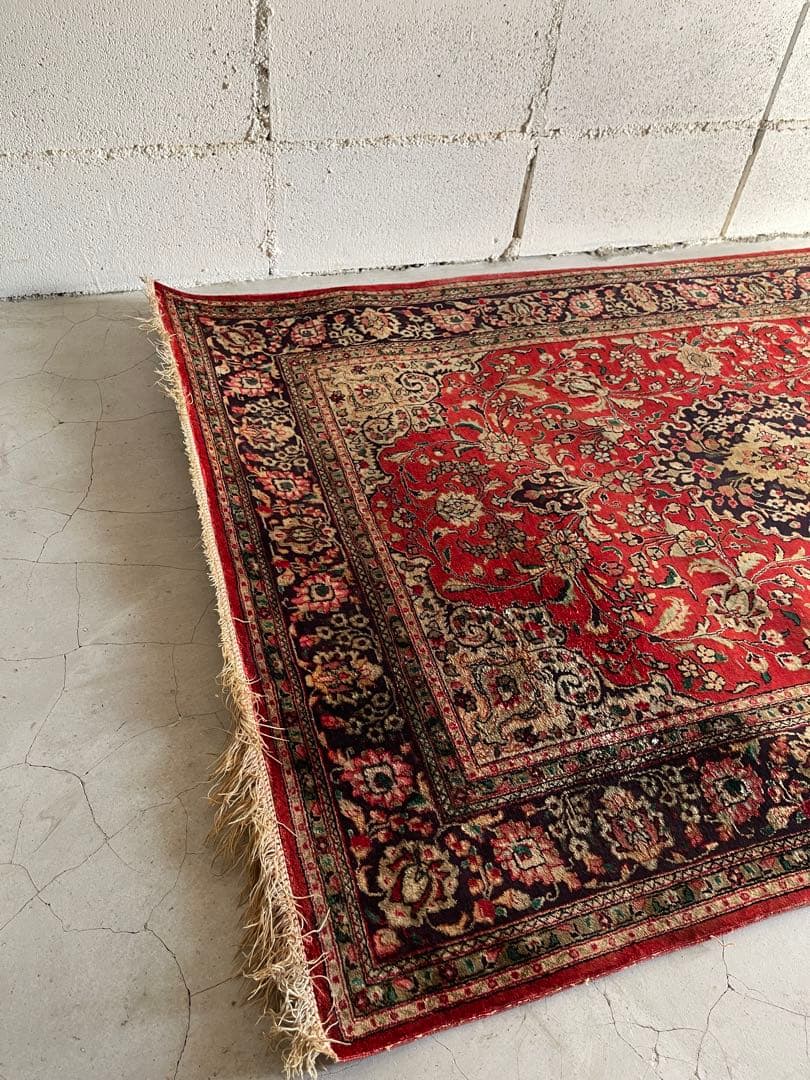 ペルシャ絨毯　シルク100% 100 × 152