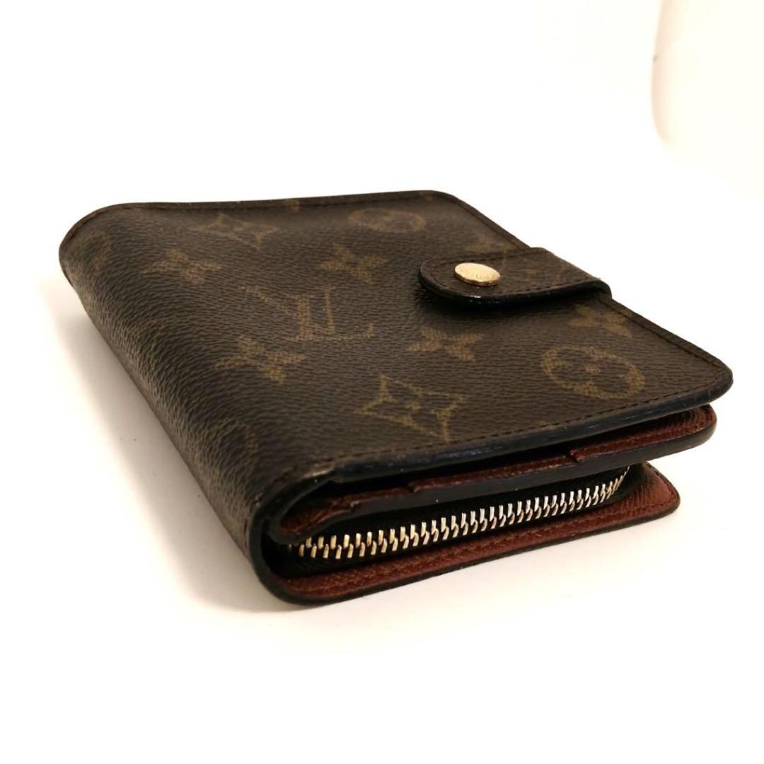 たぬきち　LOUIS VUITTON モノグラム コンパクトジップ　財布