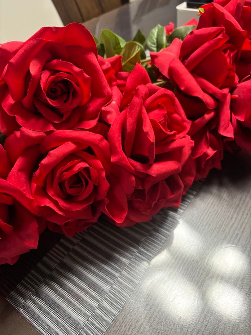 IKEA 造花 薔薇 20本