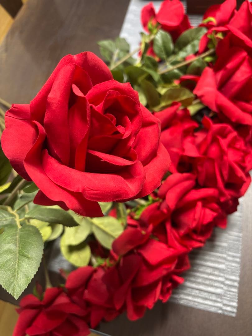 IKEA 造花 薔薇 20本