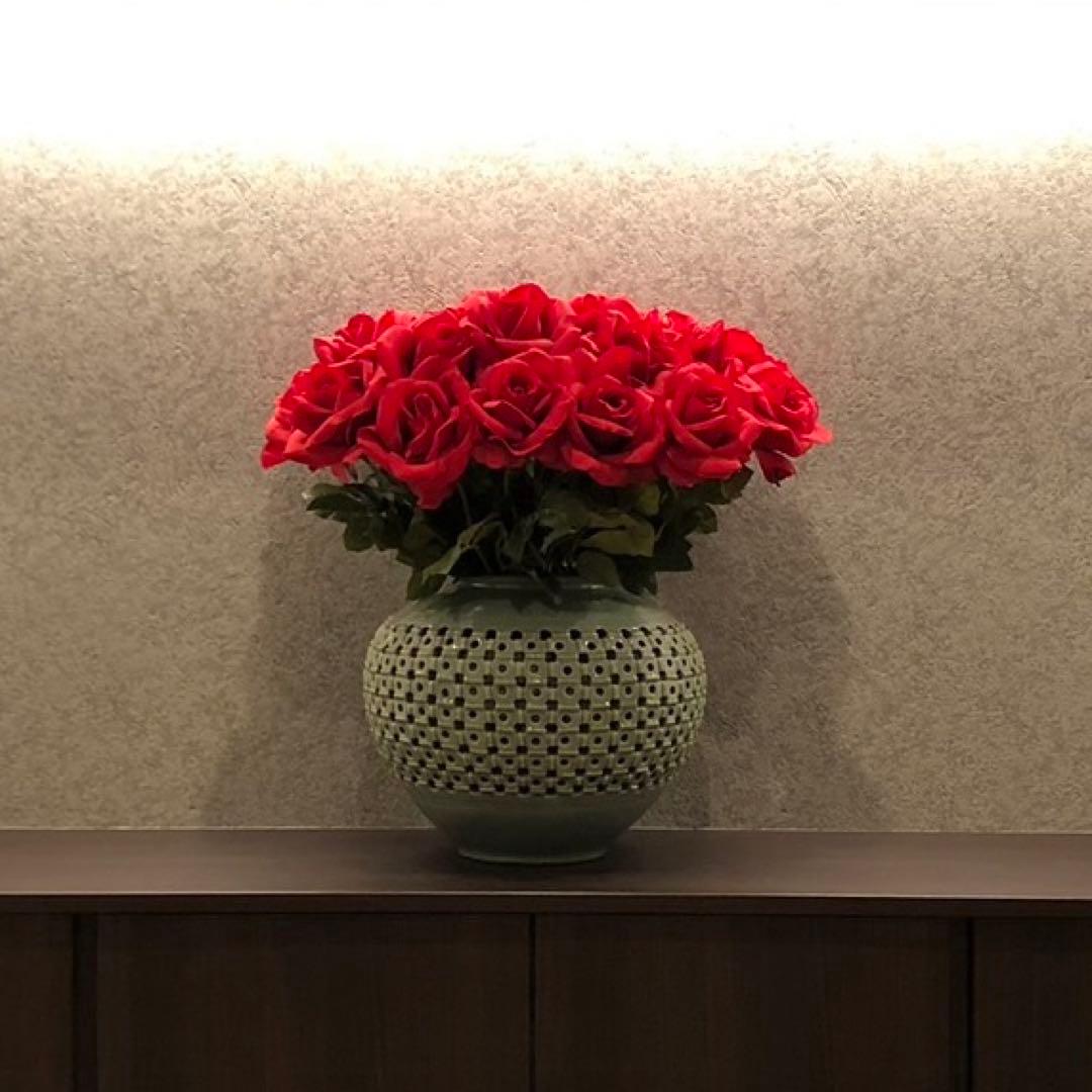 IKEA 造花 薔薇 20本