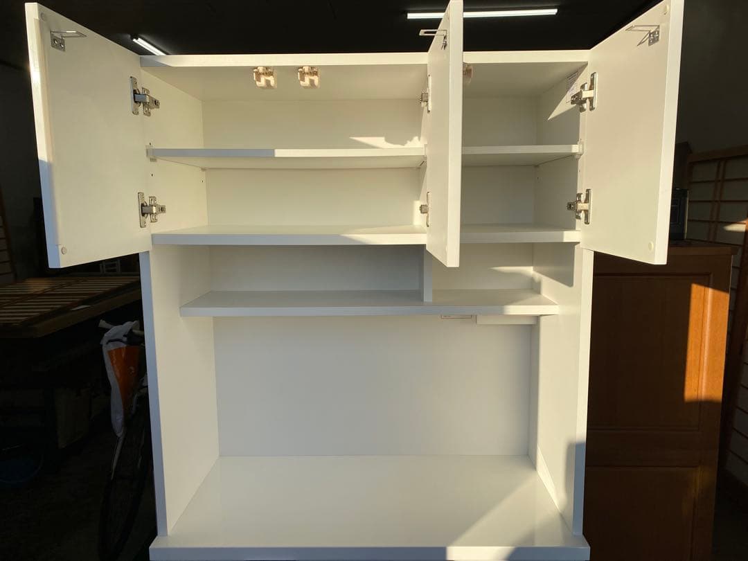 ☆ニトリ　キッチンボード　エトナ90KB WH