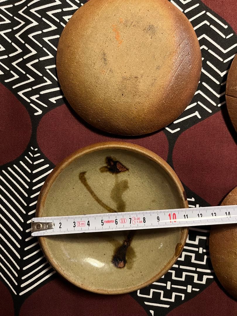 民藝/濱田庄司/黍絵饅頭皿/5点セット/