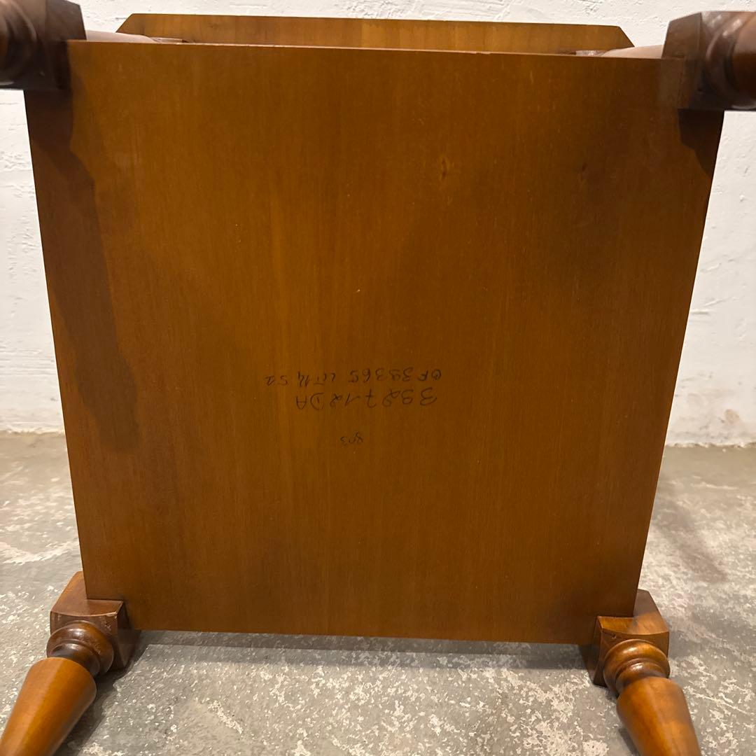 年末年始saleヴィンテージ　木製サイドテーブル　スクエア　2