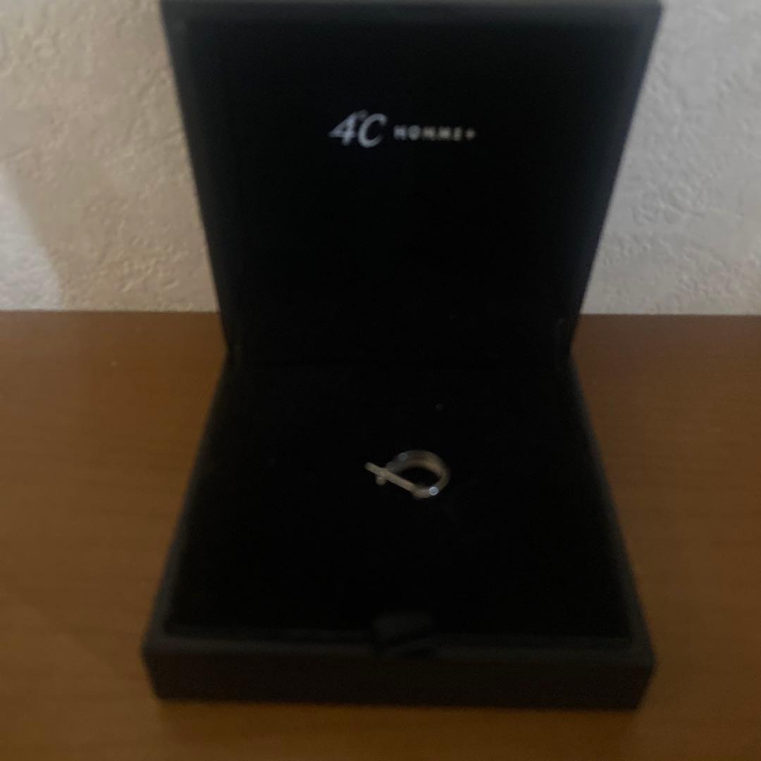 4C HOMME+ ピアス(片耳用) シンプルリング