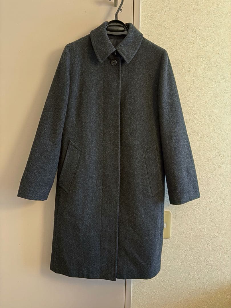 MARGARET HOWELL ウールロングコート チャコール I