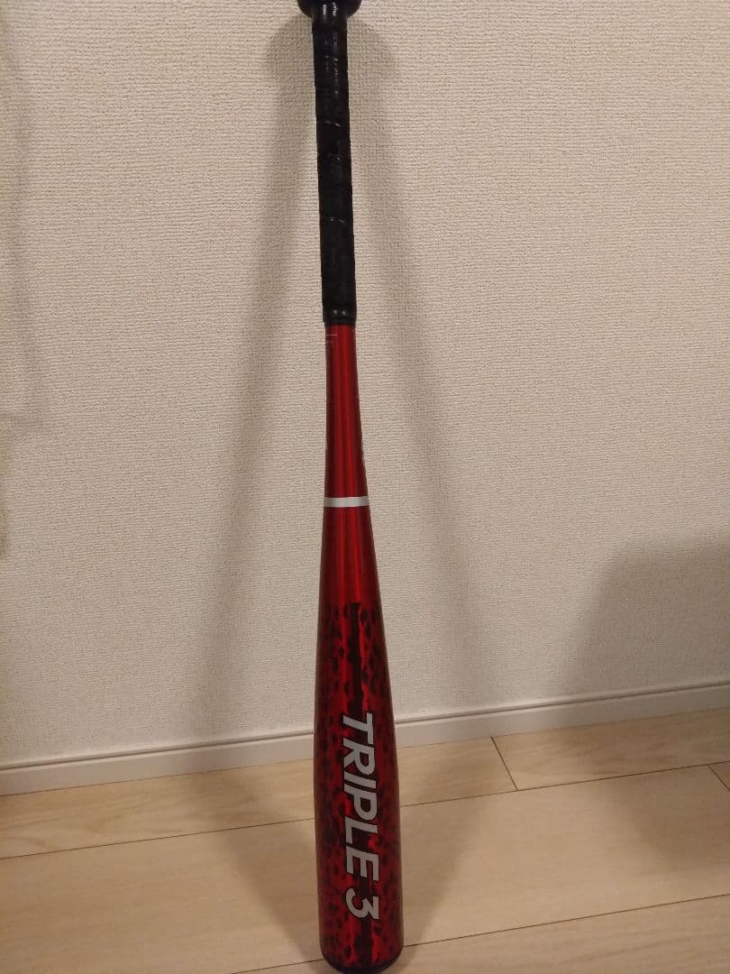 adidas 軟式バット レッド　山田哲人トリプルスリーモデル
