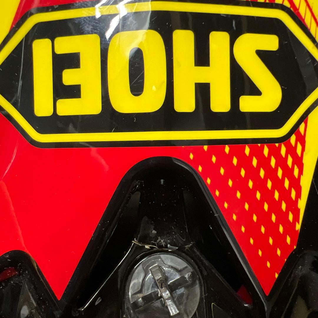 SHOEI フルフェイスヘルメット レッド/ブラック/イエロー