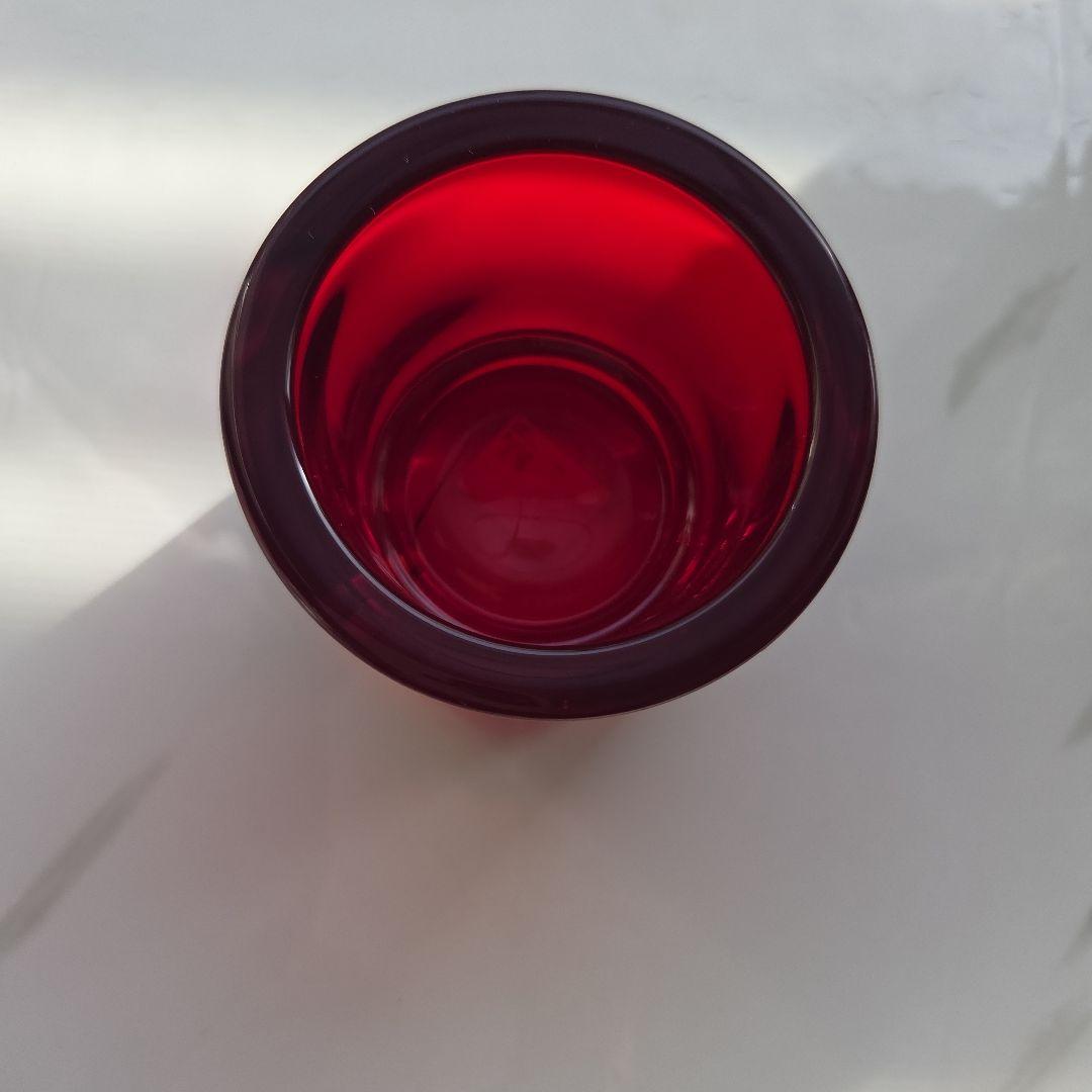  KIVI キャンドルホルダー 大 80㎜ 　レッド