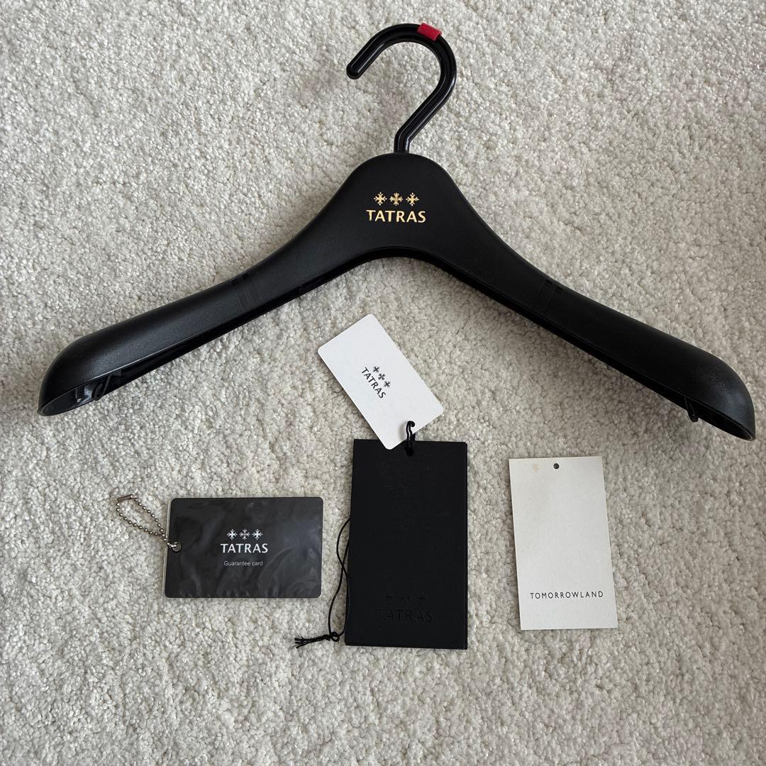 【美品】TATRAS トゥモローランド別注　ネイビーダウンコート ポリテアマ