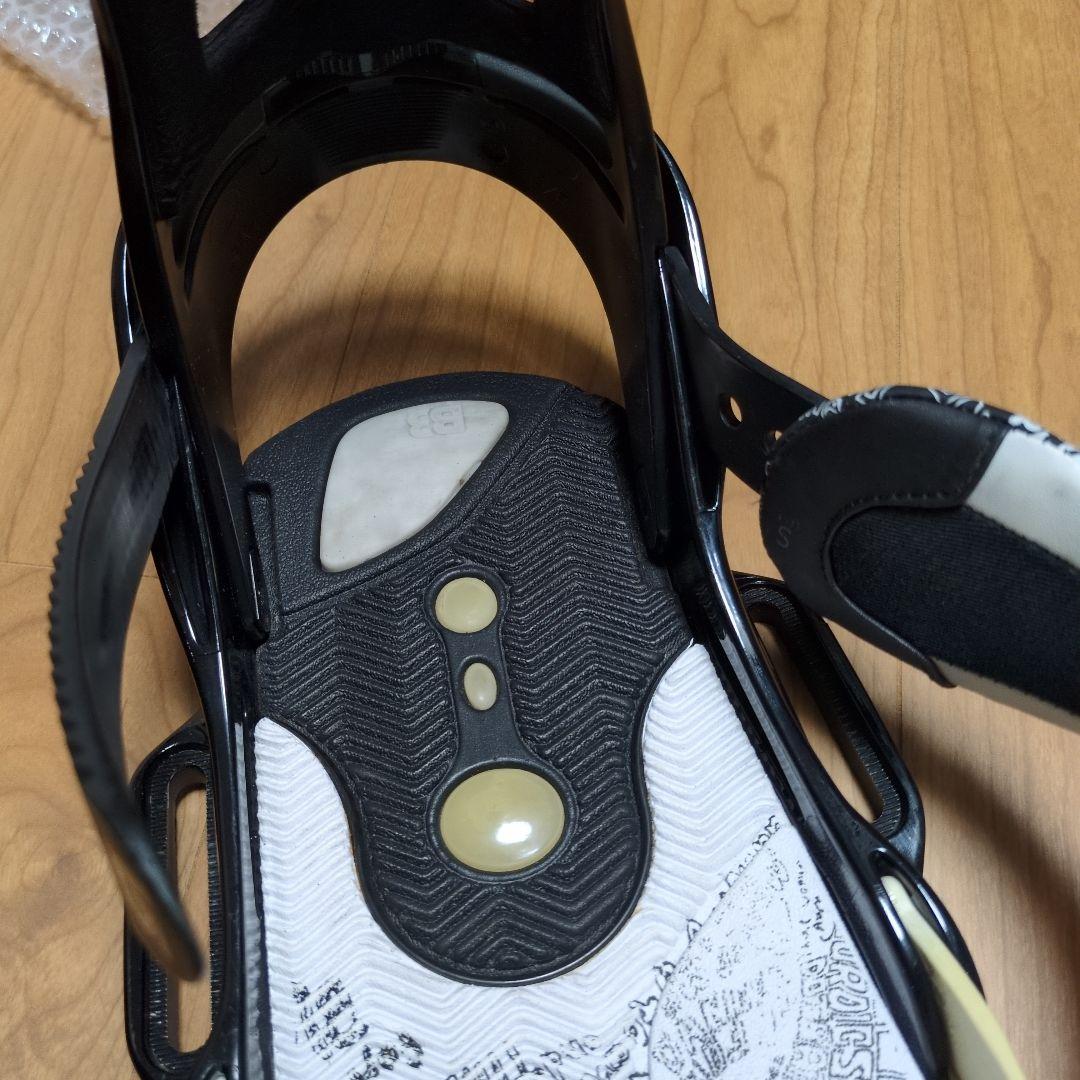 CARTEL スノーボードビンディング ブラック/ホワイト