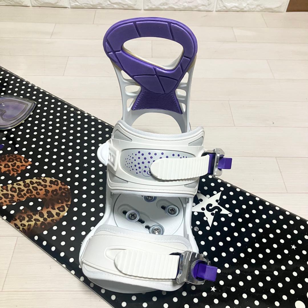 【美品】バック付/Stella STLOO QUEEN ステラスノーボード144