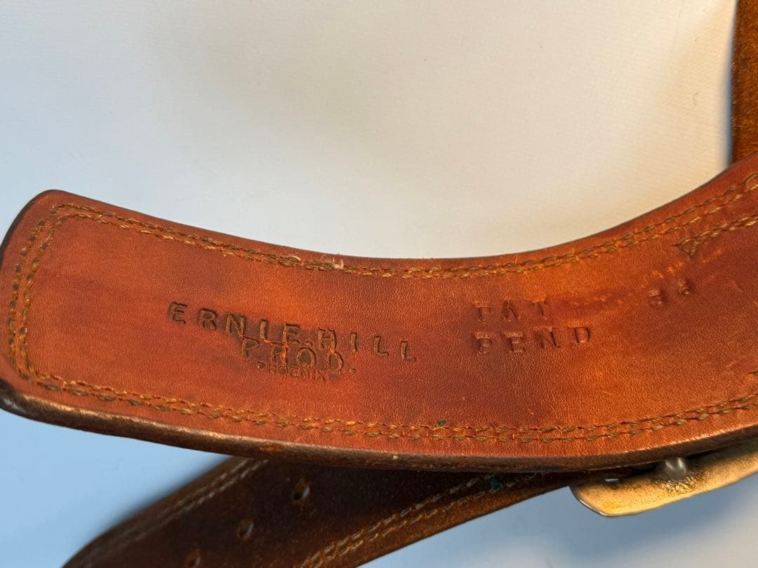 ファストドロー用カスタムホルスター　U.S ERNIE.HILL製（Used)