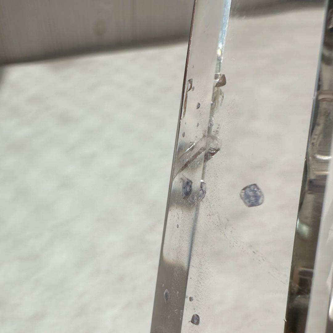 フローライトインクォーツ　クォーツインクォーツ　タワー　ポリッシュ