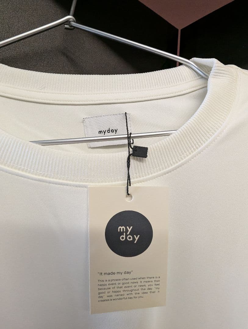 【新品】my day プレミアムノンアイロン長袖Tシャツ XL