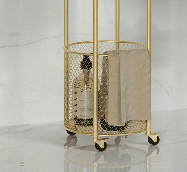 バスルーム収納ラック ベッドルーム収納ラック トロリー収納ラック 多層ラック8