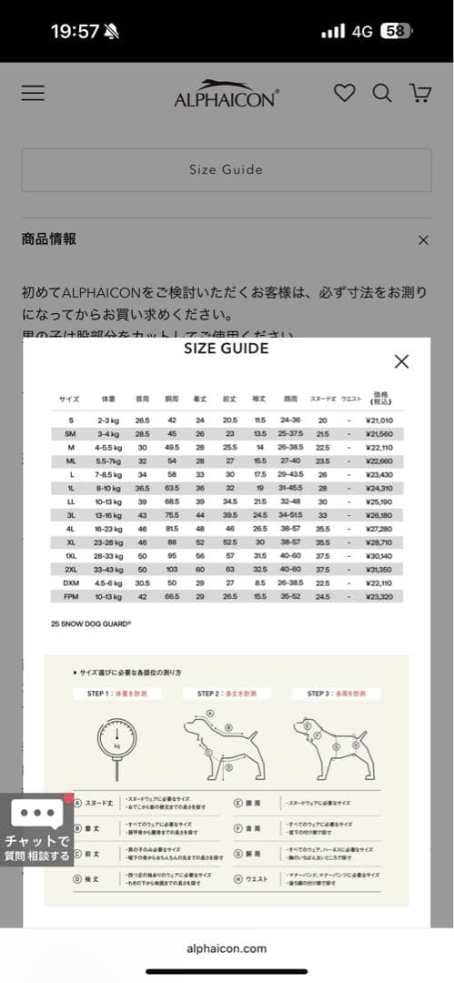 公*o様 ALPHAICON アルファアイコン SDG スノードッグガード 1X