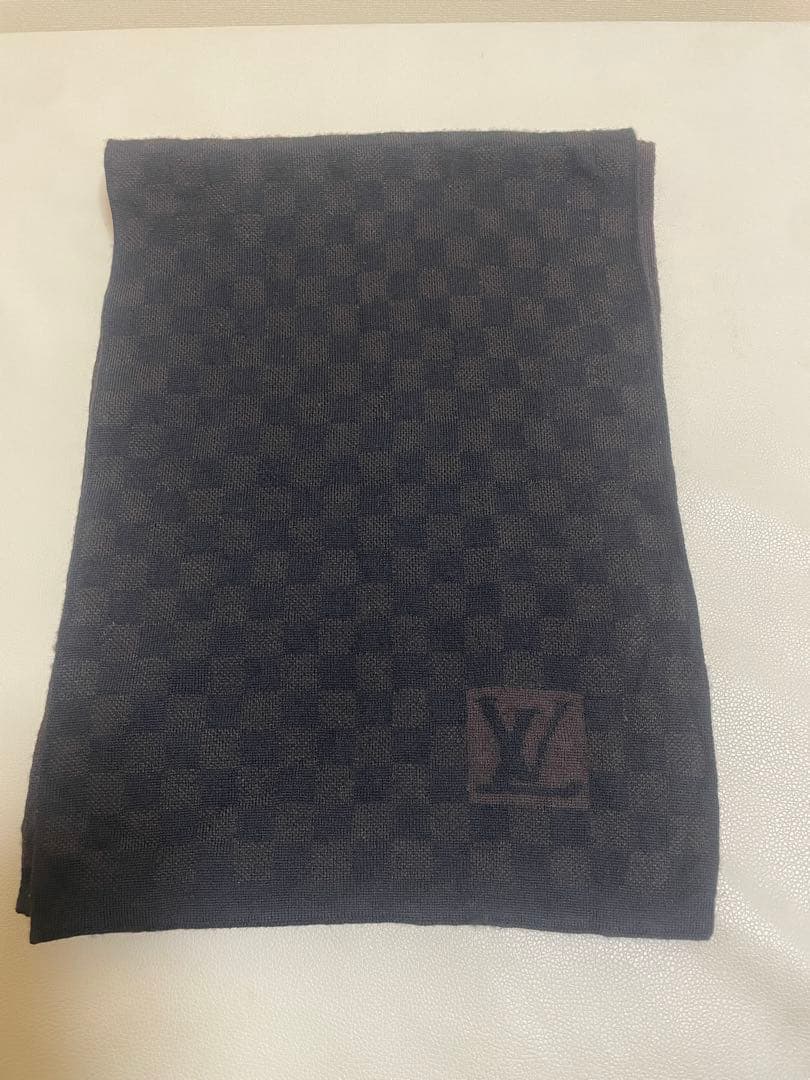 正規品　ルイ・ヴィトン　マフラー　ダミエ　ブラウン