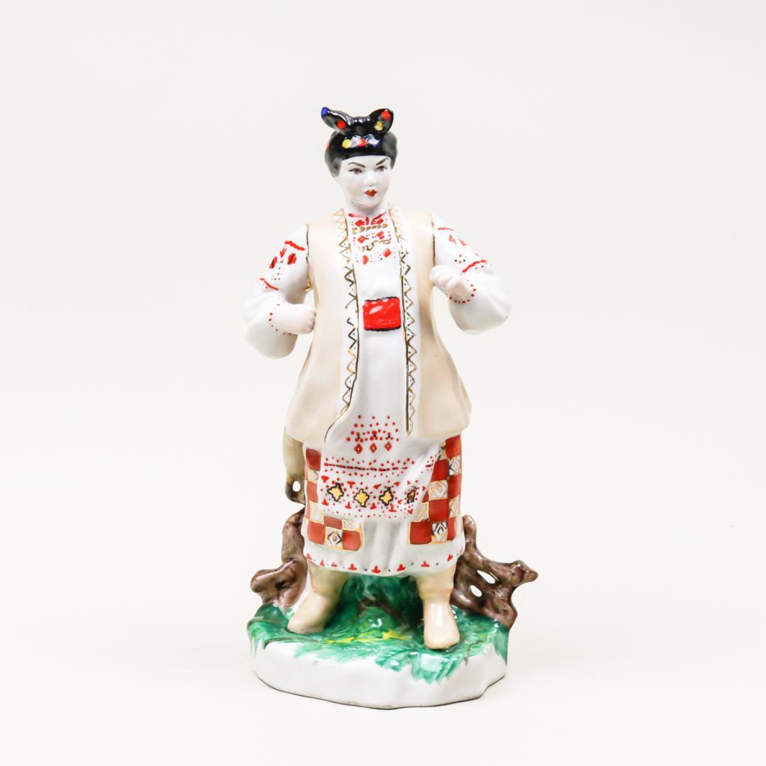 磁器 オペラのヒロイン オダルカ 置物