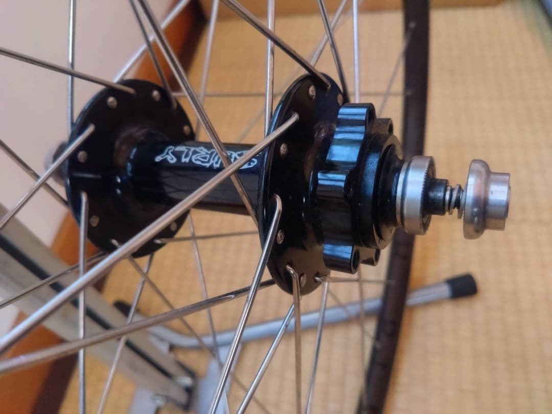 H plus son 後輪ホイールとSurly　ハブ