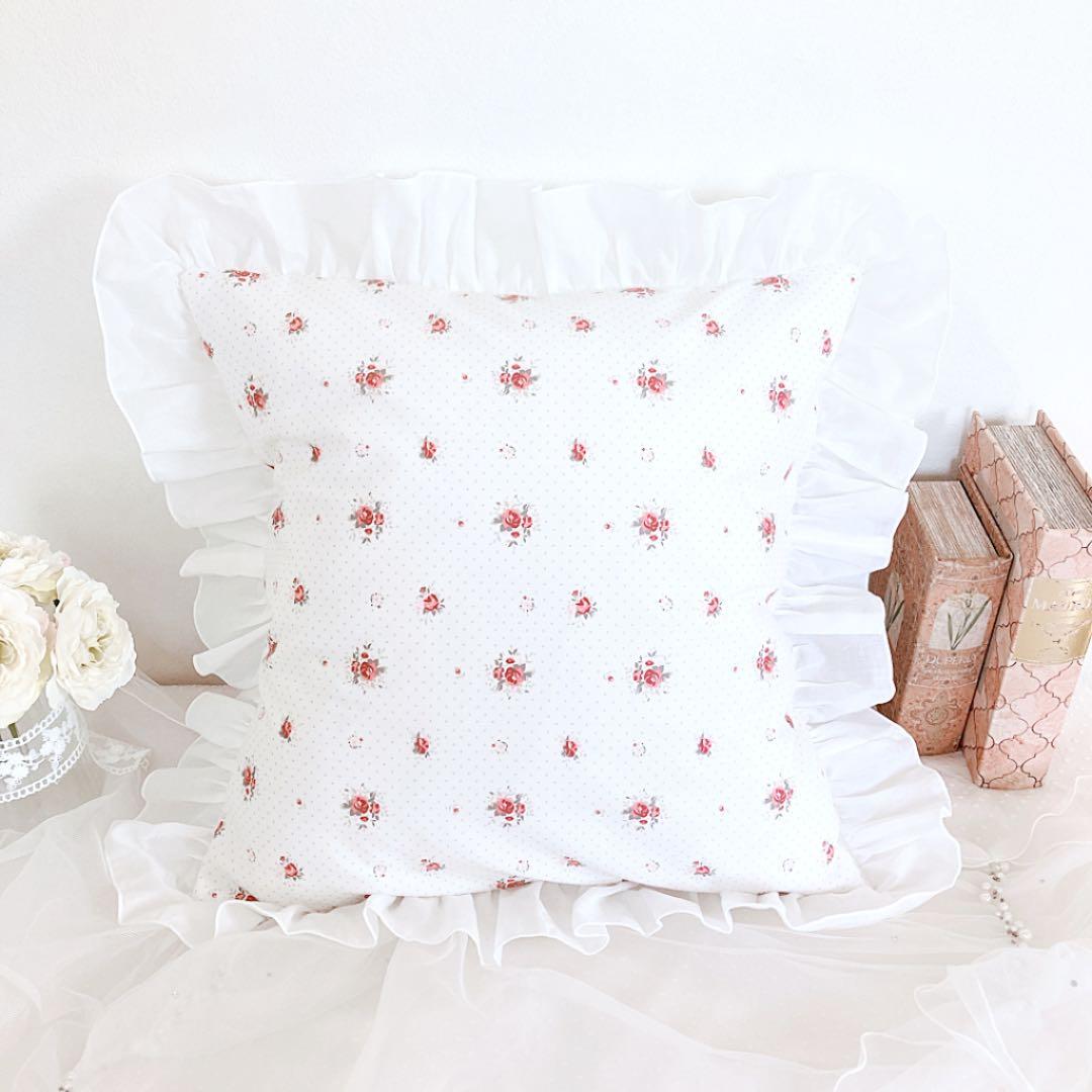 ゆめlove様ご確認ページ♡フリルクッションカバー　ハンドメイド