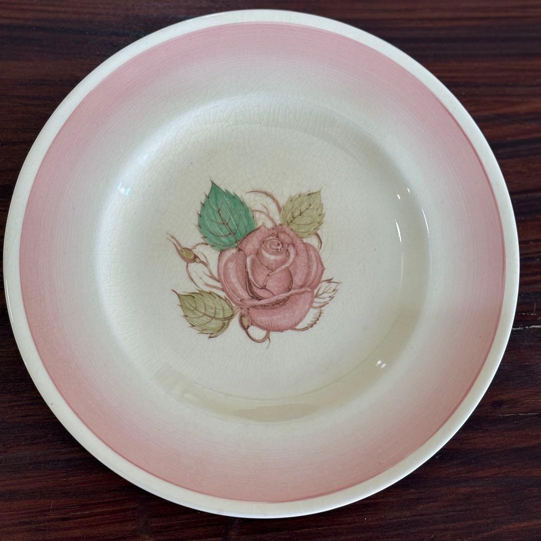 スージークーパー パトリシアローズ ピンク 17cmケーキ皿 3枚セット