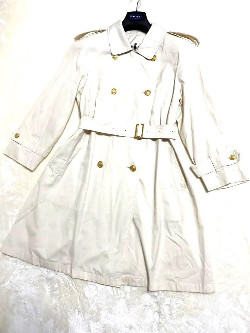 【美品】Burberrys トレンチコート　金ボタン　ノバチェック