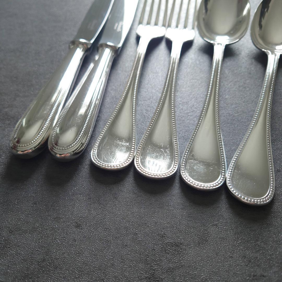 クリストフル パール テーブルサイズ 6点