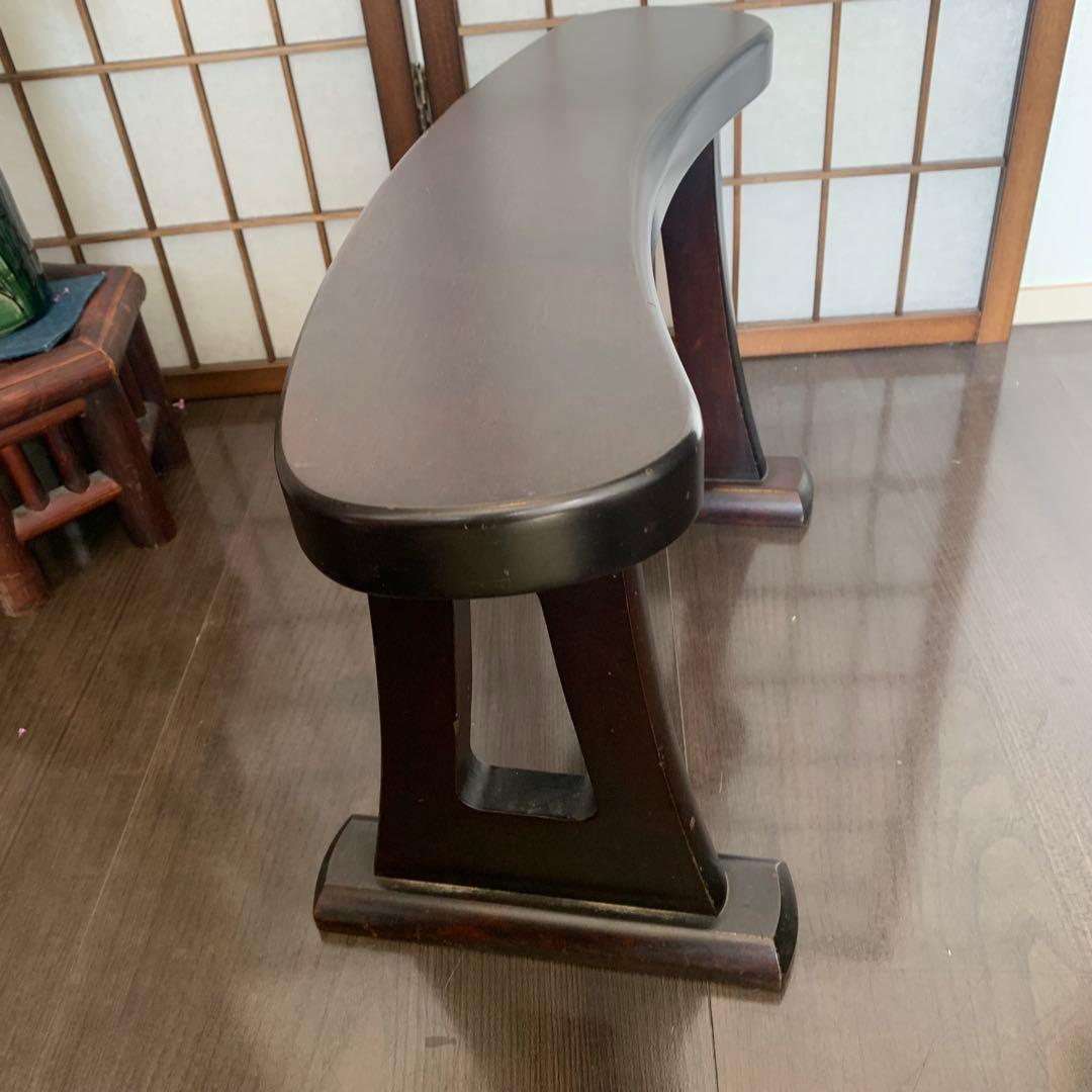 北海道民芸家具　脇息　ひじ掛け　和室