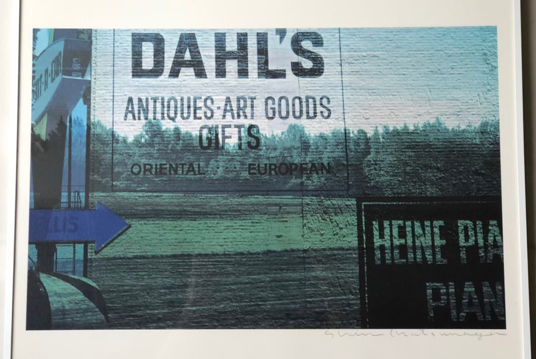 松永 真　　B2ポスター額装  　Phollage- No.012 1990