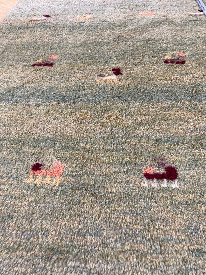 イラン産　ギャベ　手織り　ウール