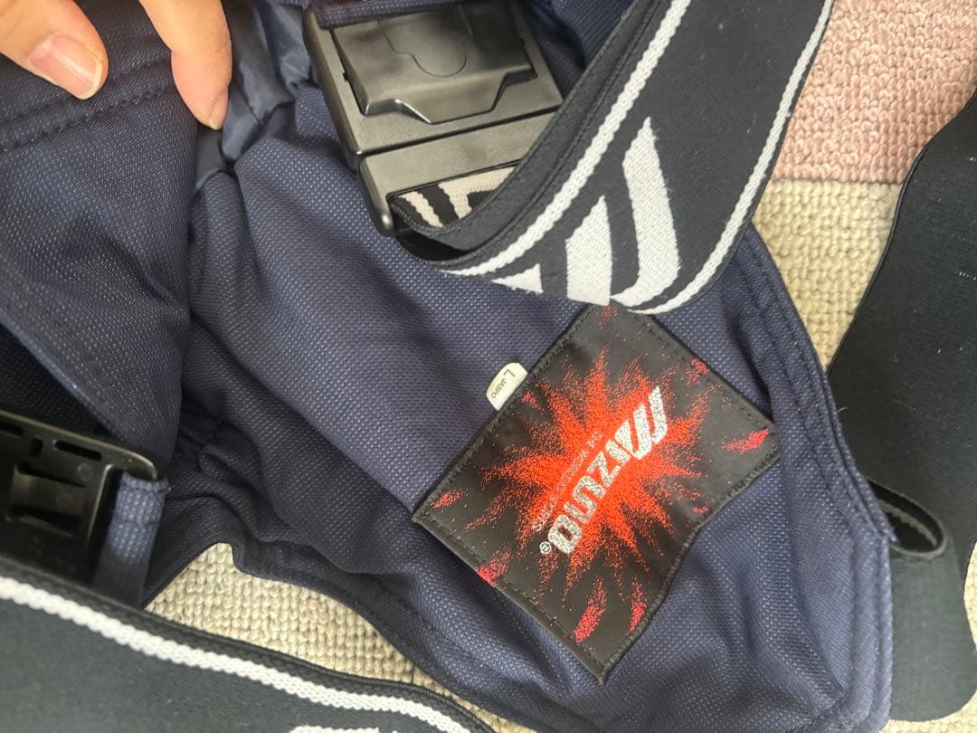 MIZUNO ミズノ スキーウェア メンズL アルペンスキー　ネイビー